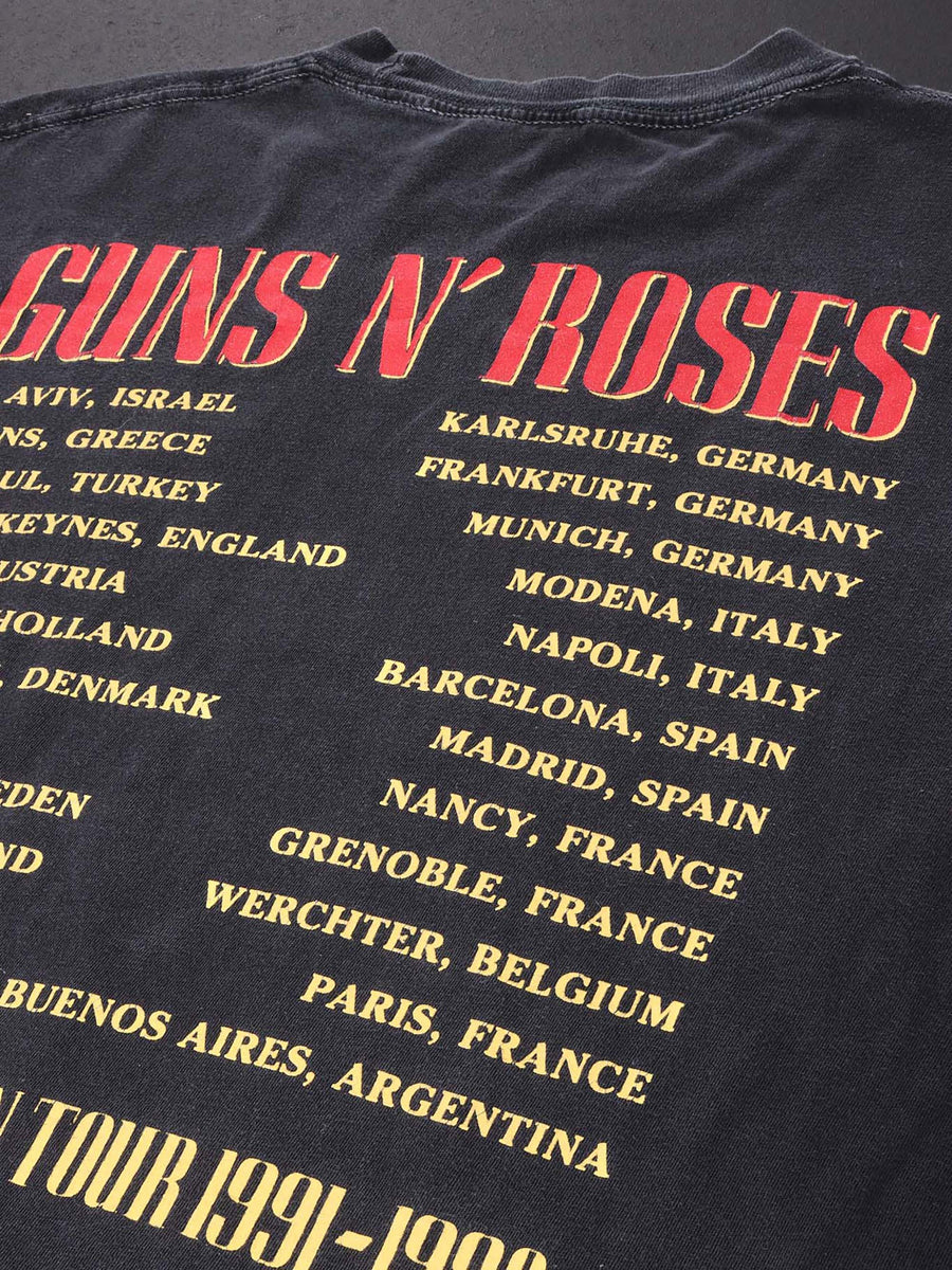 Guns N Roses 1992 Bad Apples 1991-93 Tour T-Shirt Size Small