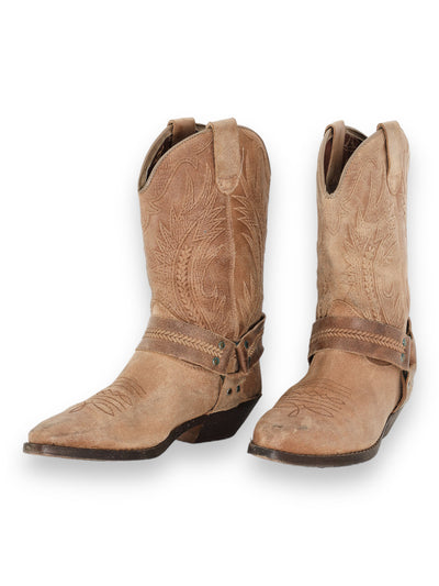 Patterned Cowboy Boots Size 5 - EU 39 - Default Title (AX000468)