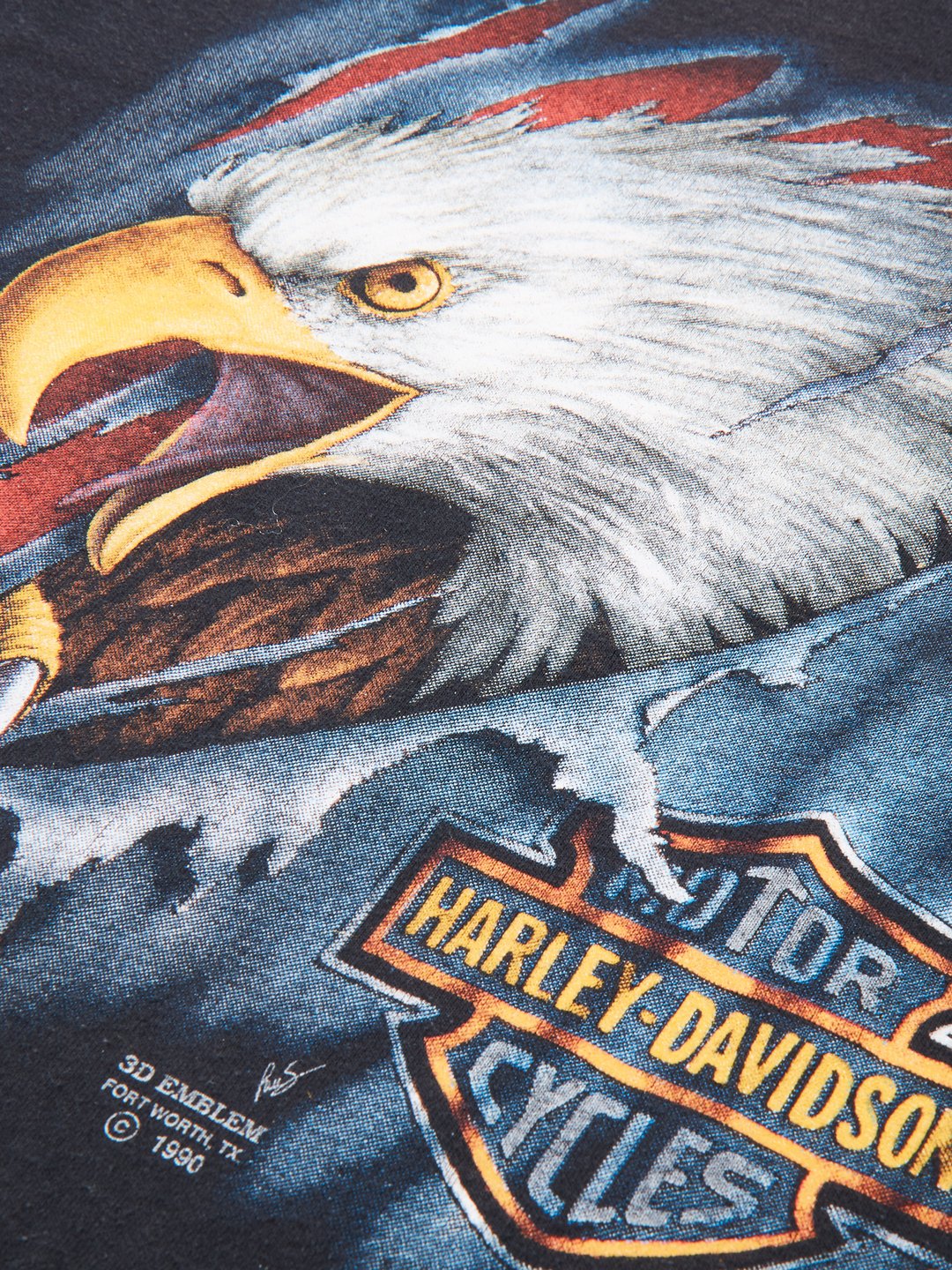 The History of 3D Emblem Harley Davidson T-shirts – Glass Onion