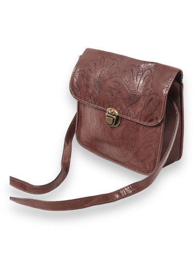 Leather Cross Body Bag Size One Size One Size - Default Title (AX000425)