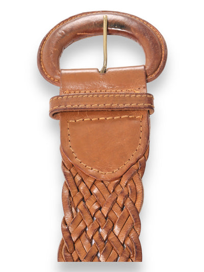 Woven Leather Belt Size Medium - Default Title (AX000453)